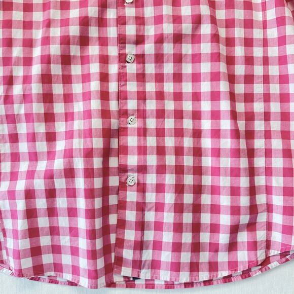 BERTIGO Pepe 52 Cotton Designer Shirt Men's Size XL Pink White Check NWOT - Picture 5 of 16